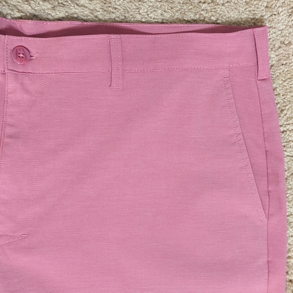 PGA Tour Perry Ellis Pink Flat Front Moisture Wicking UPF 50 Men's Shorts 42 - Picture 5 of 14
